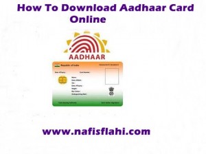 Download Aadhaar Card Onlin