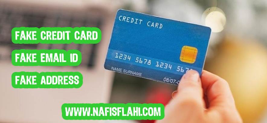 How To Generate Fake Address Credit Card number