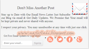 Do not miss another post