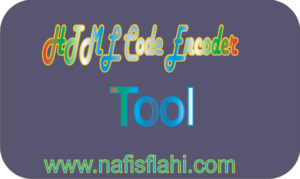 Add html encoder tool in blogspot