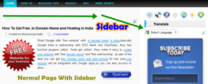 Remove Blogger Sidebar