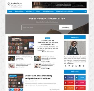 harmonia-free-blogger-template