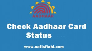 Check Aadhaar Card Status Online