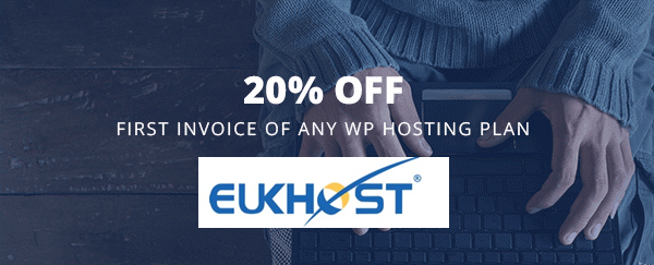 Eukhost Promo Code: 20% off Hosting Plan with Free Domain Name