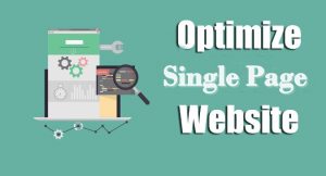 Optimize Single Page Websites