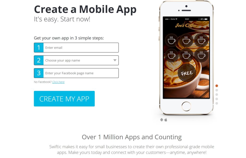 create a mobile app