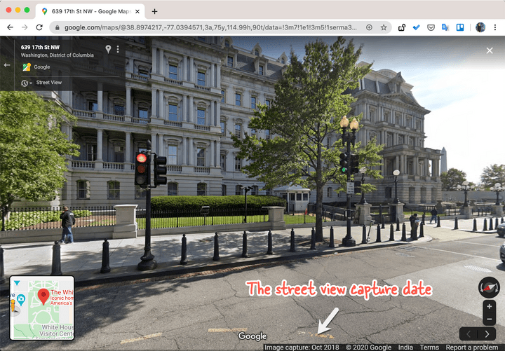 Dates in Street View Images