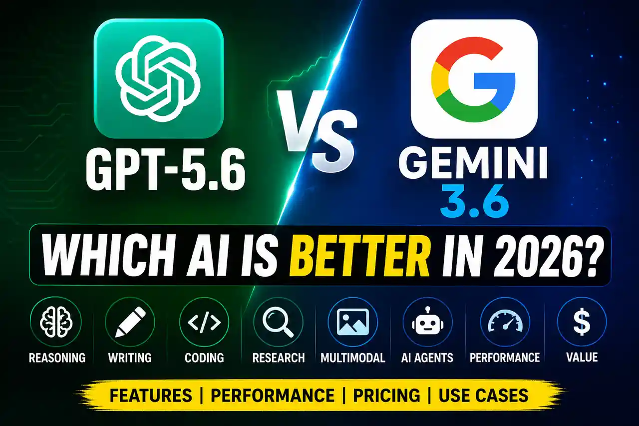GPT-5.6 vs Gemini 3.6: Which AI Is Better in 2026?