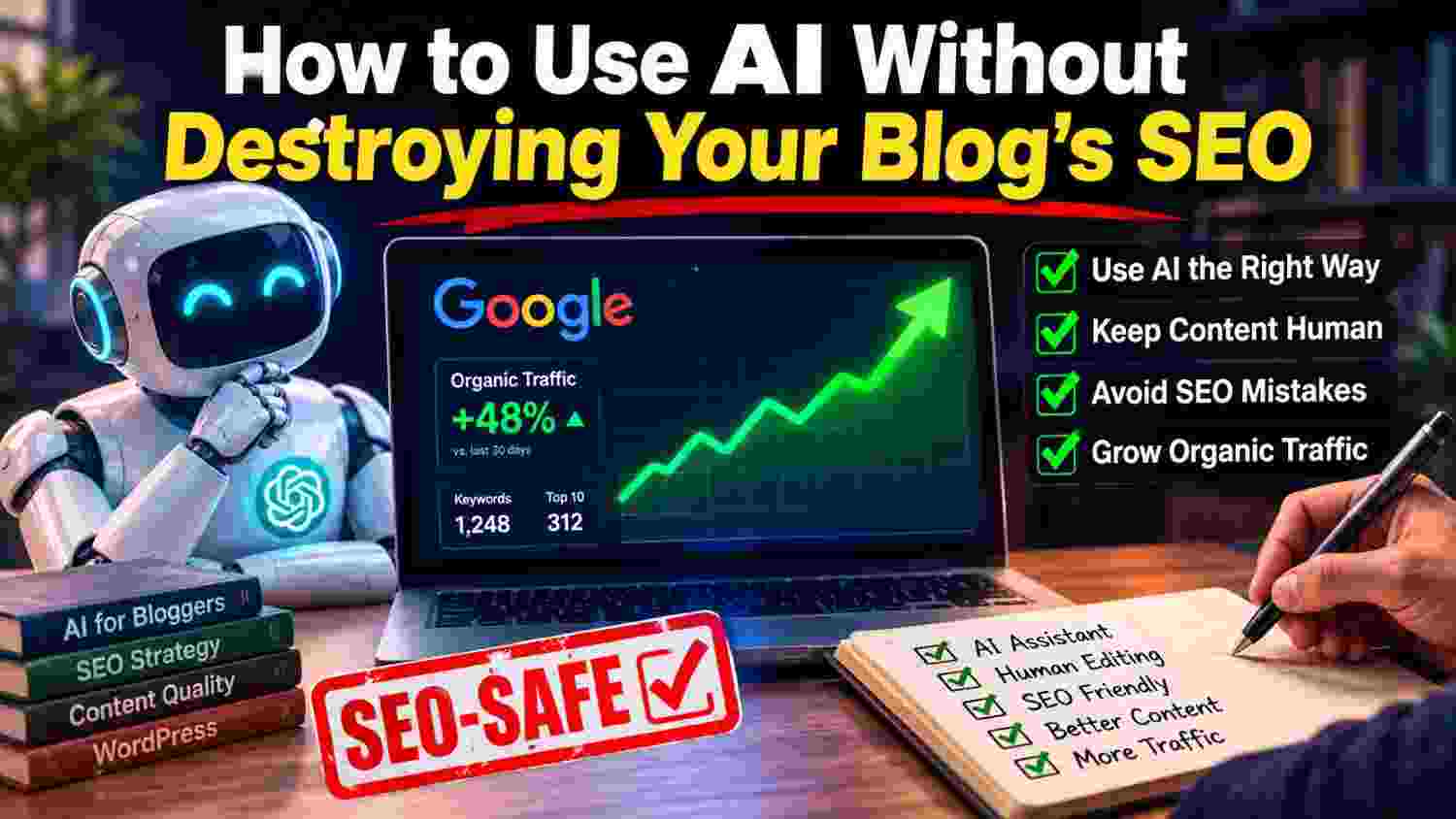 How to Use AI Without Destroying Your Blog’s SEO