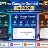ChatGPT vs  Gemini vs Claude in 2026: Free Features, Prices and Differences