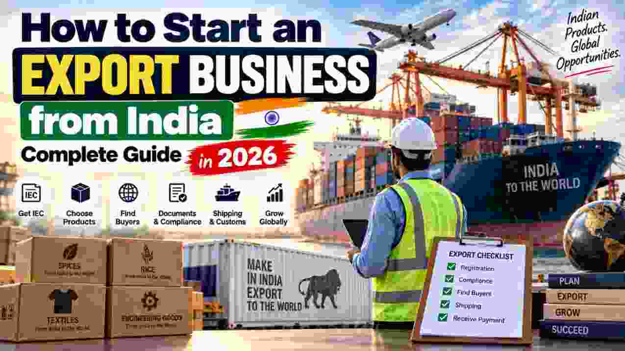 How to Start an Export Business from India: Complete Guide 2026