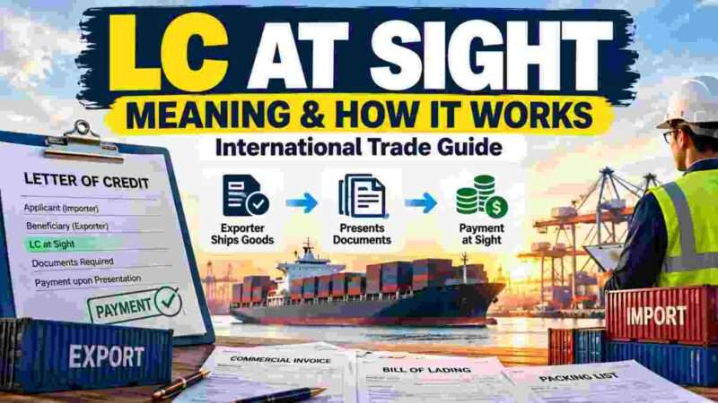 LC at Sight Meaning: How It Works in International Trade