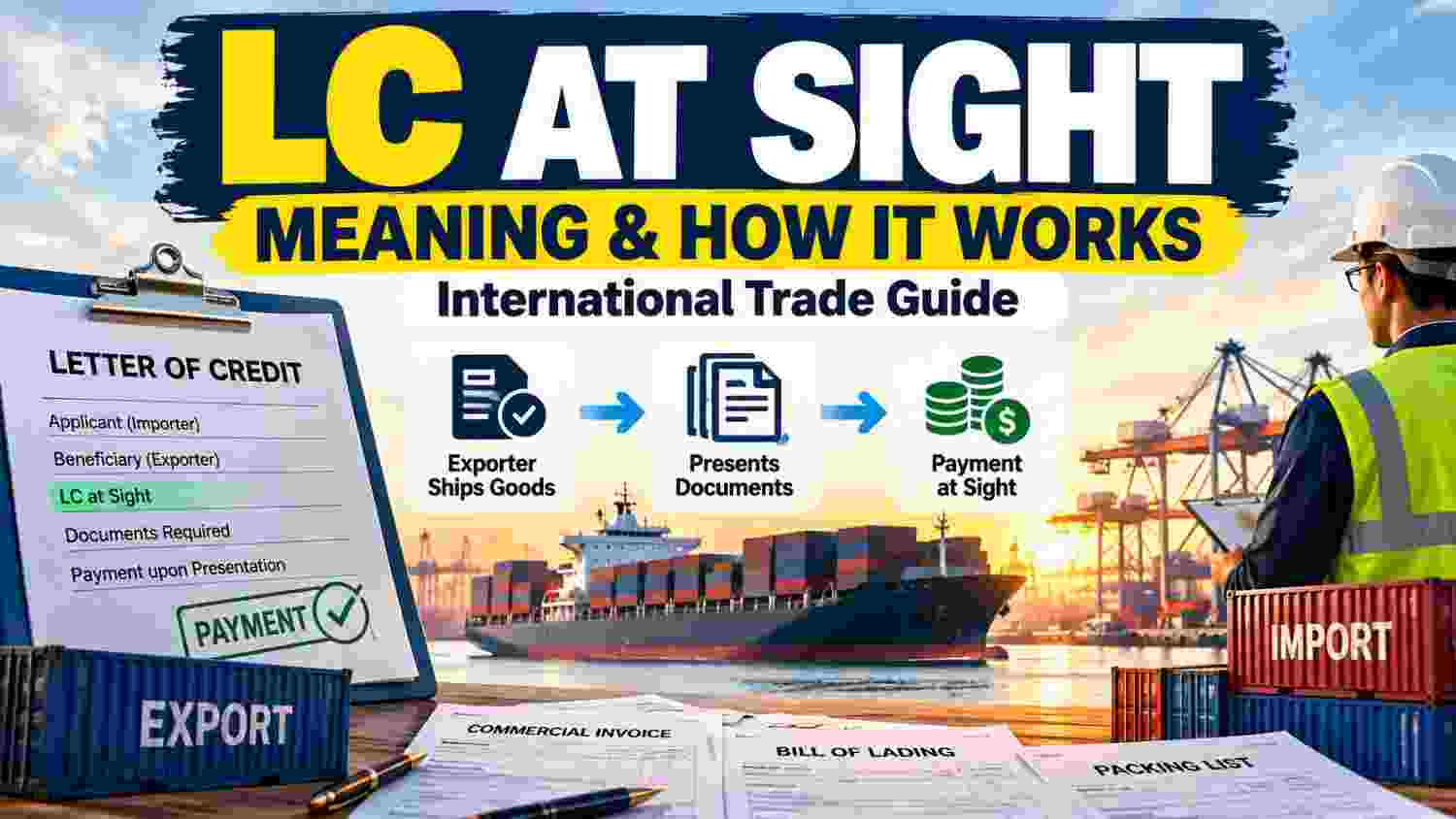 LC at Sight Meaning: How It Works in International Trade
