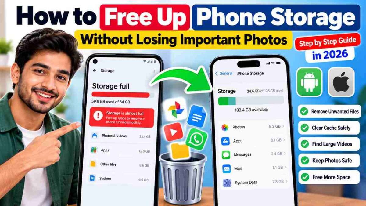 How to Free Up Phone Storage Without Losing Important Photos