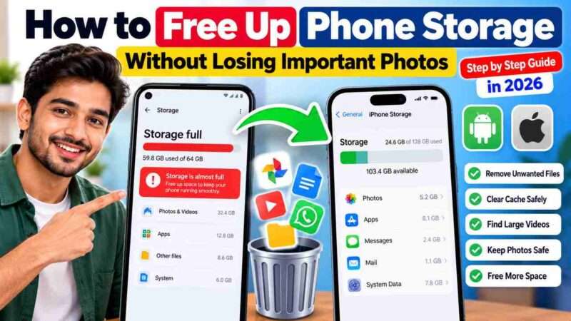 How to Free Up Phone Storage Without Losing Important Photos