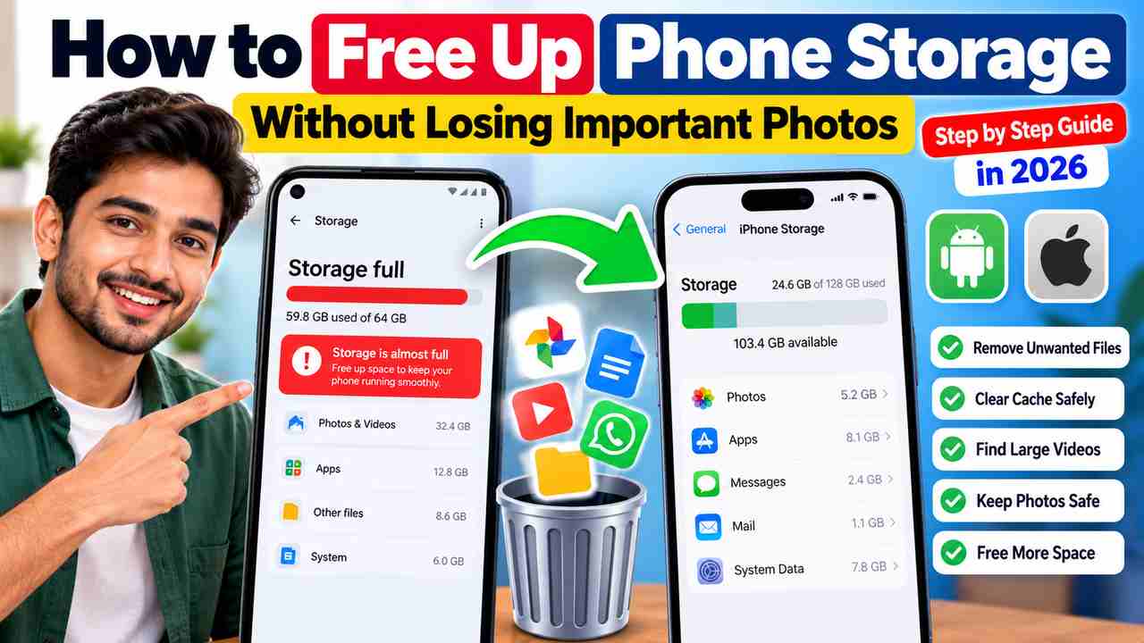 How to Free Up Phone Storage Without Losing Important Photos