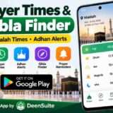 Prayer Times & Qibla Finder: Daily Salah Times and Adhan Alerts